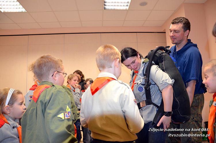 Spotkanie z płetwonurkiem