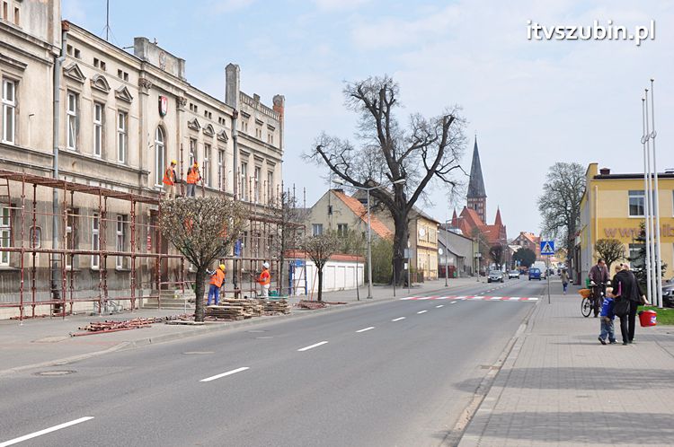 Ruszył remont elewacji szubińskiego ratusza