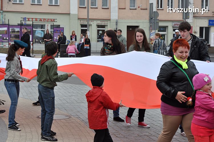 Dzień Flagi Rzeczypospolitej Polskiej w Szubinie