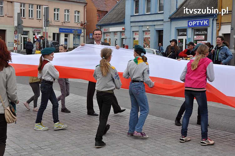 Dzień Flagi Rzeczypospolitej Polskiej w Szubinie