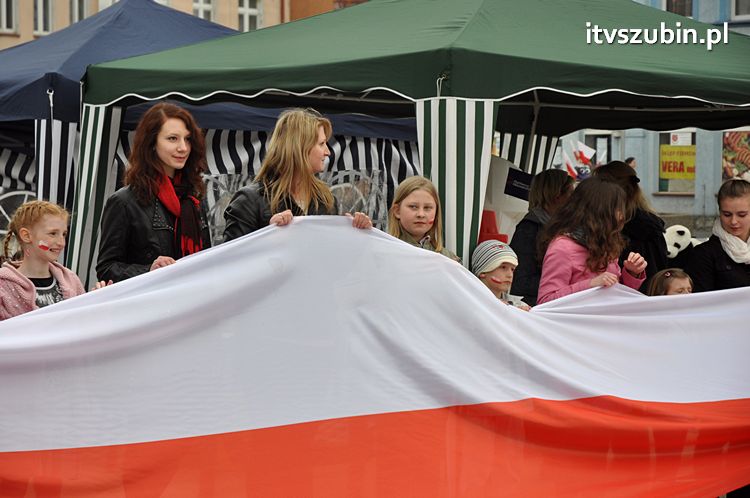 Dzień Flagi Rzeczypospolitej Polskiej w Szubinie