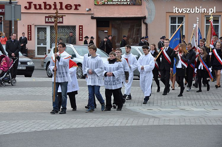 Msza Św. za Ojczyznę na szubińskim rynku