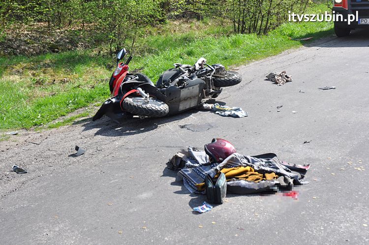Skuter kontra Honda, trzy osoby poszkodowane
