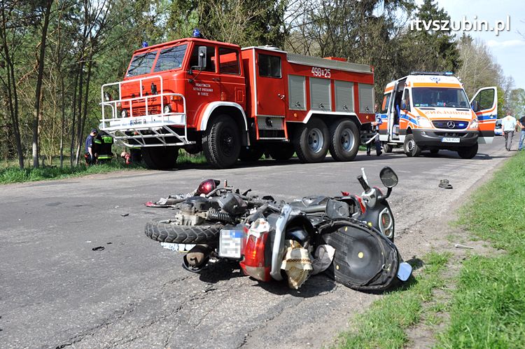 Skuter kontra Honda, trzy osoby poszkodowane