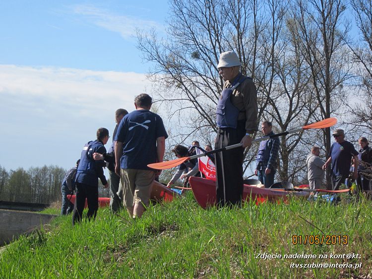 Pierwszomajowy spływ z Rynarzewa przez Tur do Nakła