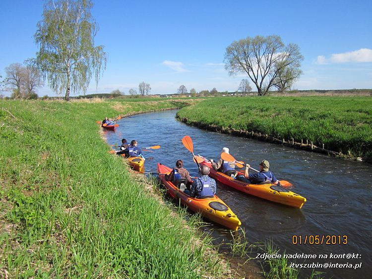 Pierwszomajowy spływ z Rynarzewa przez Tur do Nakła
