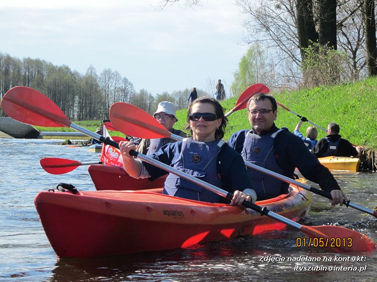 Pierwszomajowy spływ z Rynarzewa przez Tur do Nakła