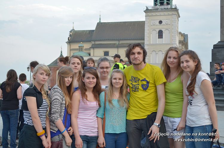 Szubińska młodzież na Paradzie Schumana w Warszawie