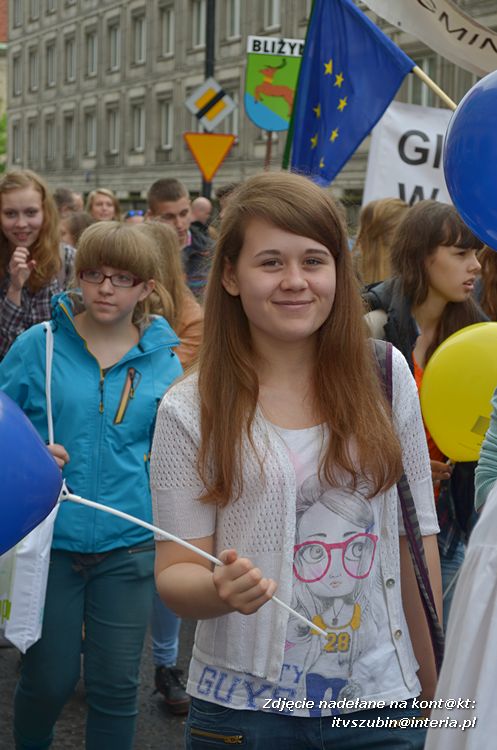 Szubińska młodzież na Paradzie Schumana w Warszawie