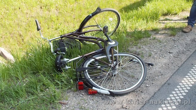 Potrącono rowerzystę
