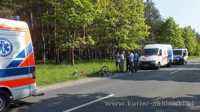 Potrącono rowerzystę