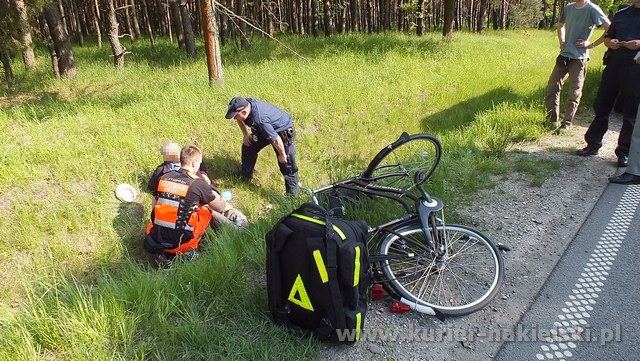 Potrącono rowerzystę