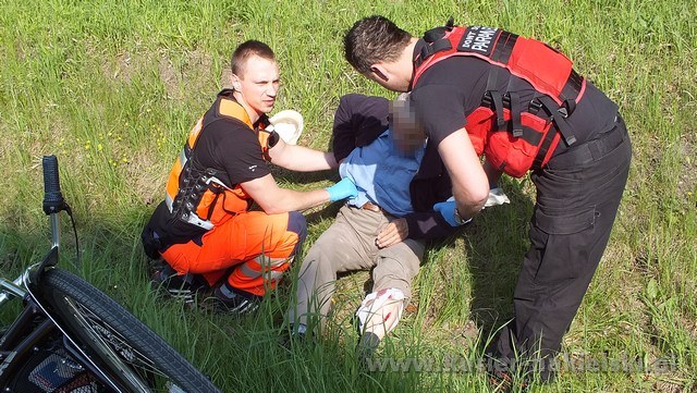 Potrącono rowerzystę