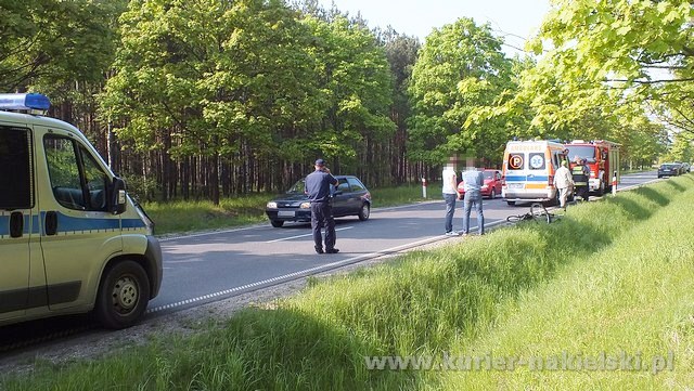 Potrącono rowerzystę
