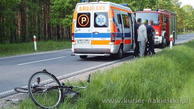 Potrącono rowerzystę