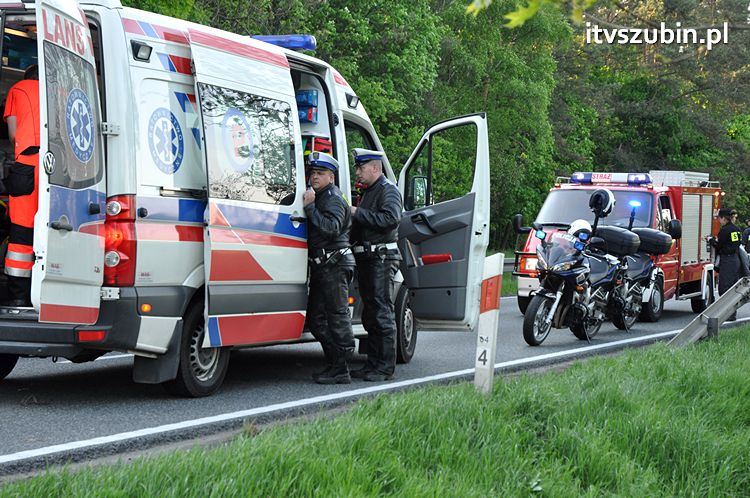 Zdarzenie drogowe w Dąbrówce Słupskiej