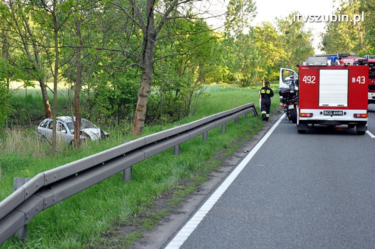 Zdarzenie drogowe w Dąbrówce Słupskiej