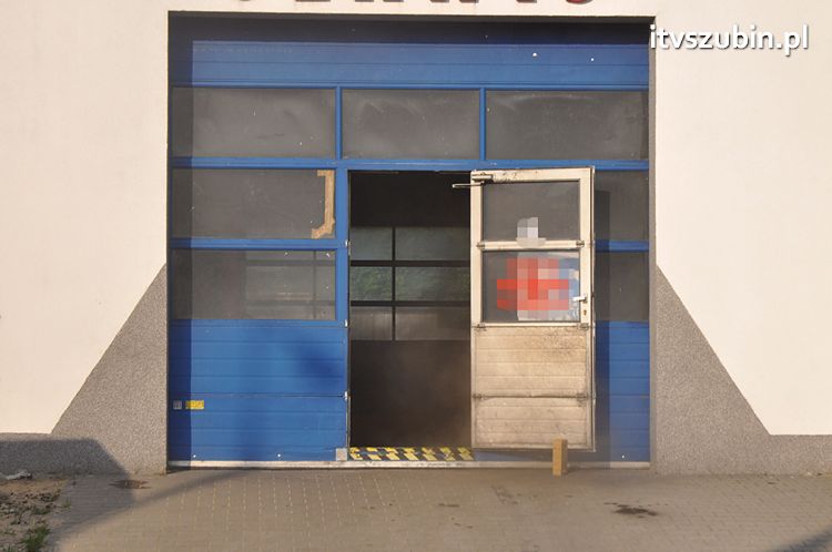 Pożar obiektu warsztatowo-biurowego przy ul. JP II w Szubinie