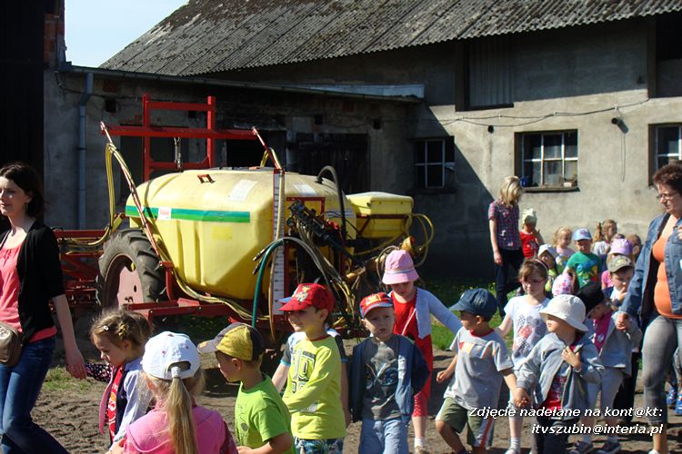 Pszczółki i Zuchy z wizytą w gospodarstwie rolnym