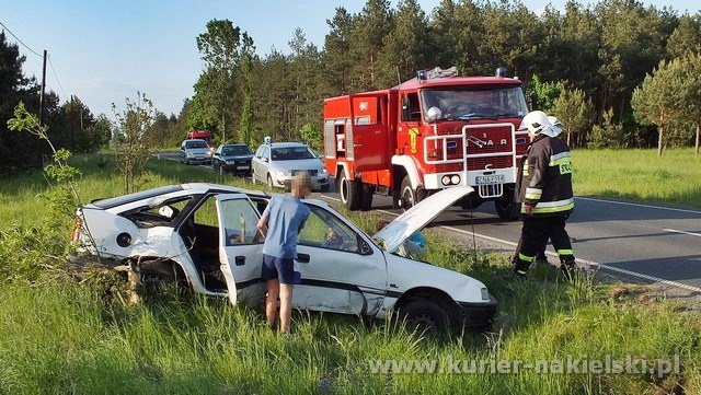 Kolizja na drodze wojewódzkiej nr 241
