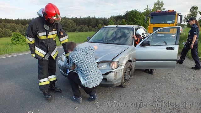 Kolizja na drodze wojewódzkiej nr 241
