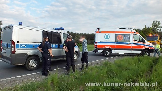 Kolizja na drodze wojewódzkiej nr 241