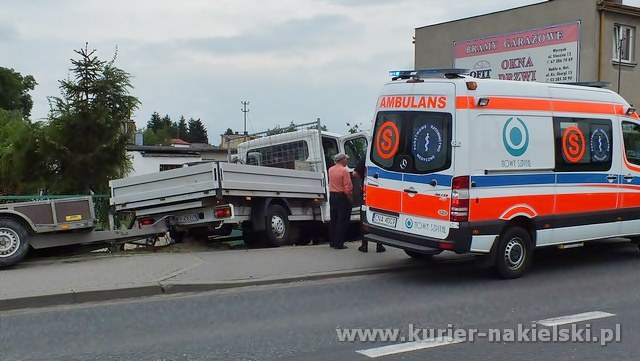 Zdarzenie drogowe w Sadkach