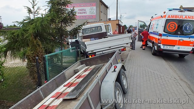 Zdarzenie drogowe w Sadkach