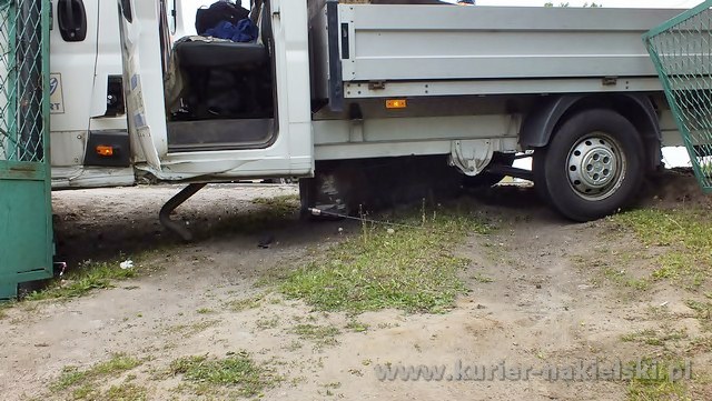 Zdarzenie drogowe w Sadkach