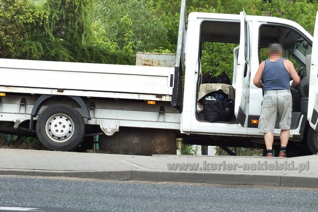 Zdarzenie drogowe w Sadkach