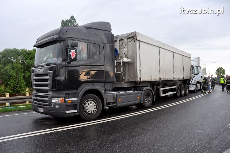 Kolejne zdarzenie drogowe w Zamościu z udziałem Tira