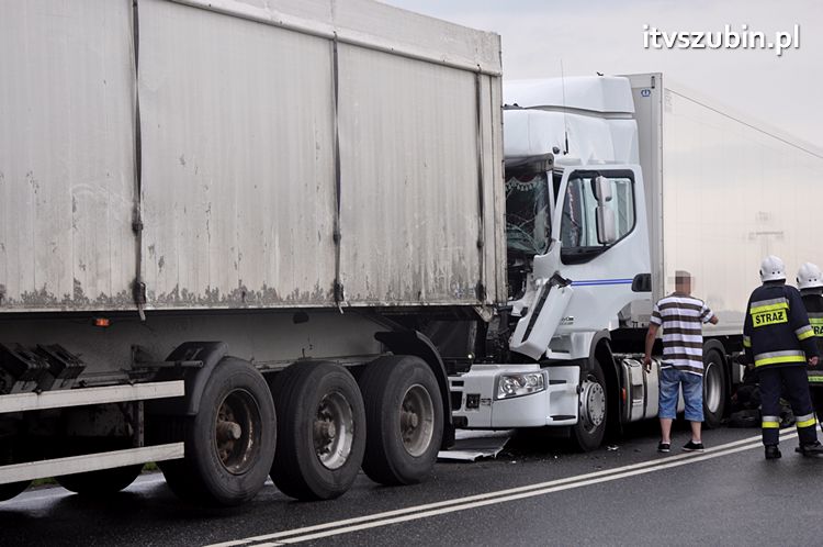 Kolejne zdarzenie drogowe w Zamościu z udziałem Tira