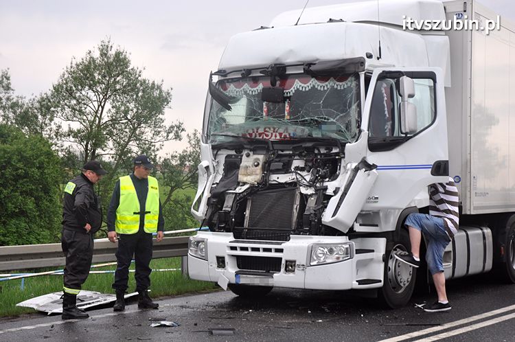 Kolejne zdarzenie drogowe w Zamościu z udziałem Tira