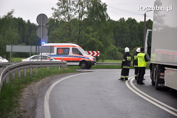 Kolejne zdarzenie drogowe w Zamościu z udziałem Tira