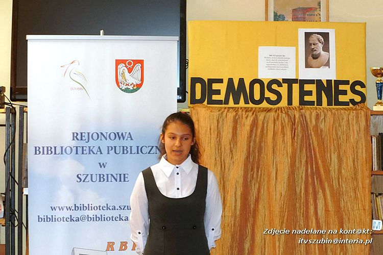 Jakub Stypczyński najlepszy w konkursie krasomówczym