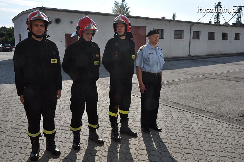 Uroczyste pożegnanie odchodzącego na emeryturę st. ogn. Jarosława Kręgielskiego w JRG nr 2 w Szubinie