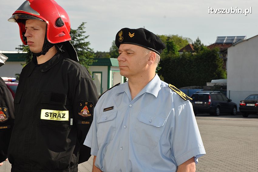 Uroczyste pożegnanie odchodzącego na emeryturę st. ogn. Jarosława Kręgielskiego w JRG nr 2 w Szubinie