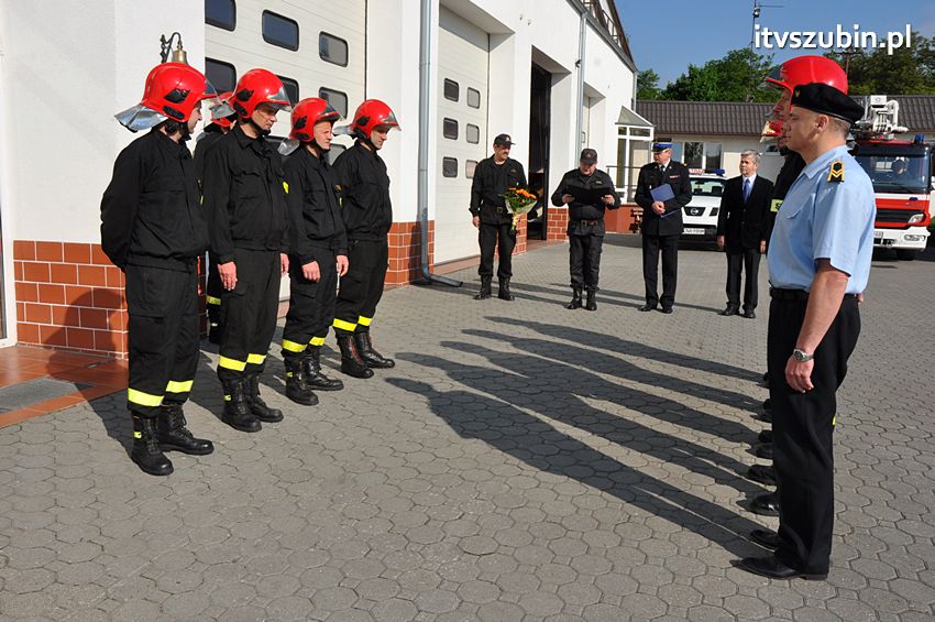 Uroczyste pożegnanie odchodzącego na emeryturę st. ogn. Jarosława Kręgielskiego w JRG nr 2 w Szubinie