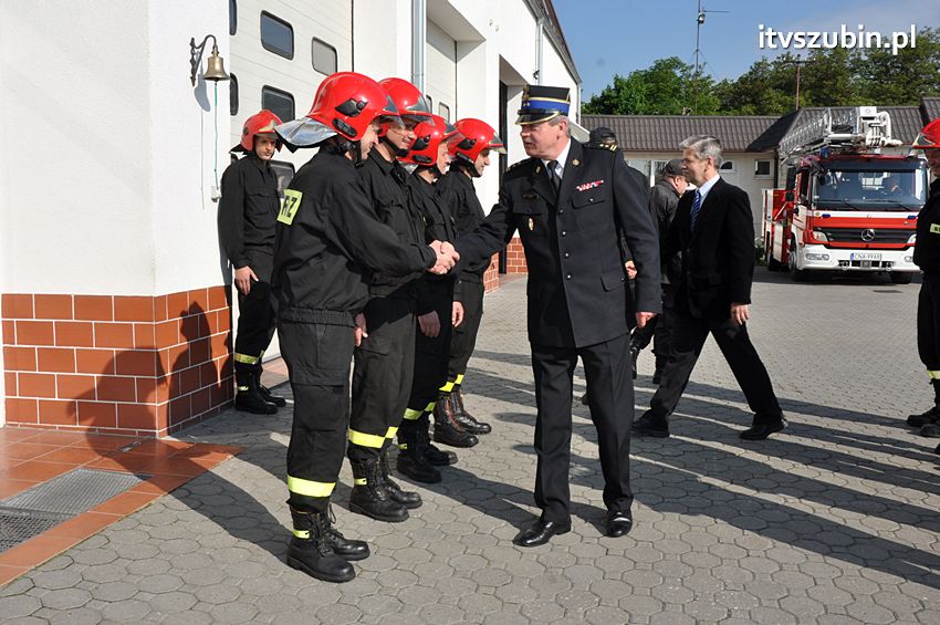 Uroczyste pożegnanie odchodzącego na emeryturę st. ogn. Jarosława Kręgielskiego w JRG nr 2 w Szubinie