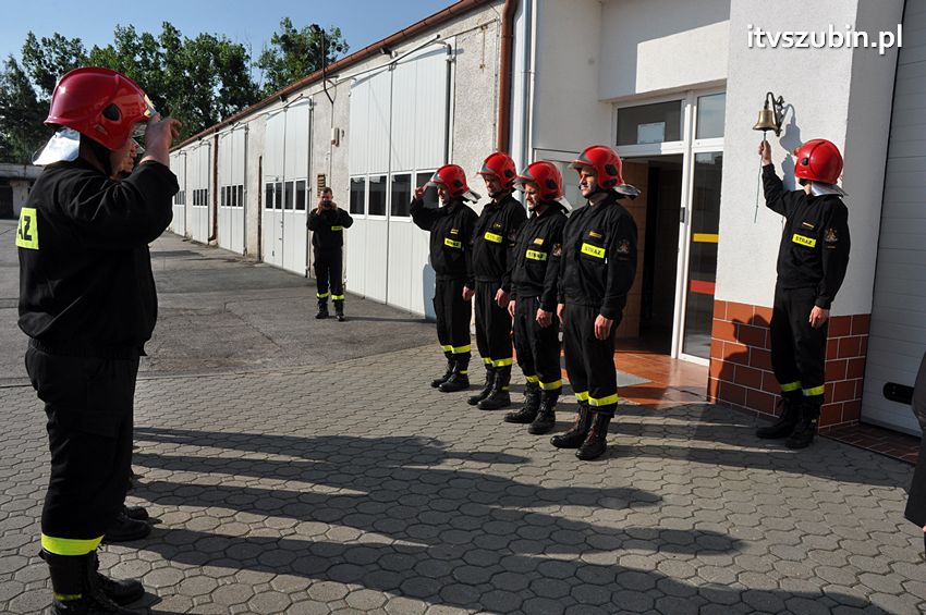 Uroczyste pożegnanie odchodzącego na emeryturę st. ogn. Jarosława Kręgielskiego w JRG nr 2 w Szubinie