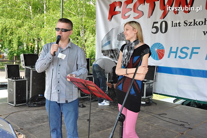 Koncert Zespołu Weekend i Adelibanda w Szubińskiej Dwójce