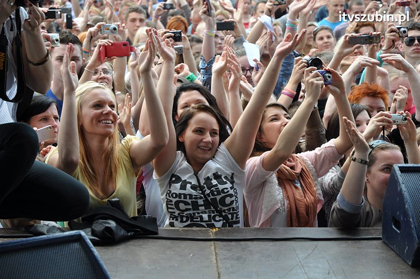 Koncert Zespołu Weekend i Adelibanda w Szubińskiej Dwójce