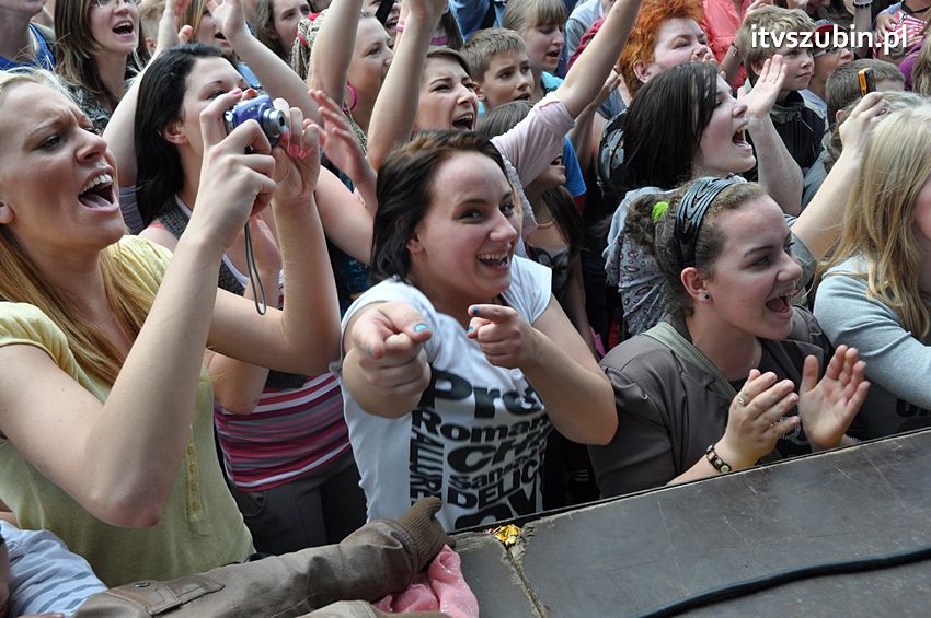 Koncert Zespołu Weekend i Adelibanda w Szubińskiej Dwójce