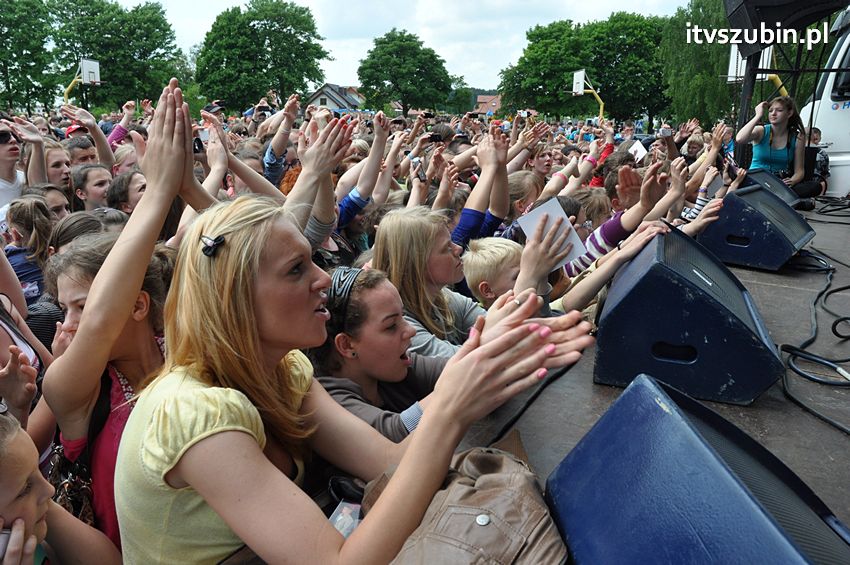 Koncert Zespołu Weekend i Adelibanda w Szubińskiej Dwójce