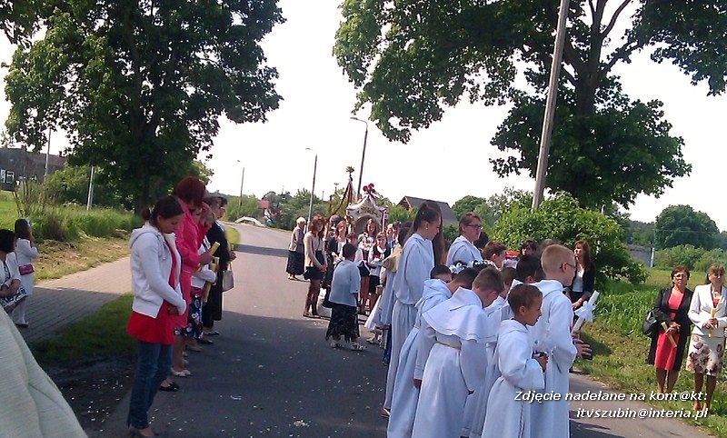 Procesja Bożego Ciała w Szaradowie