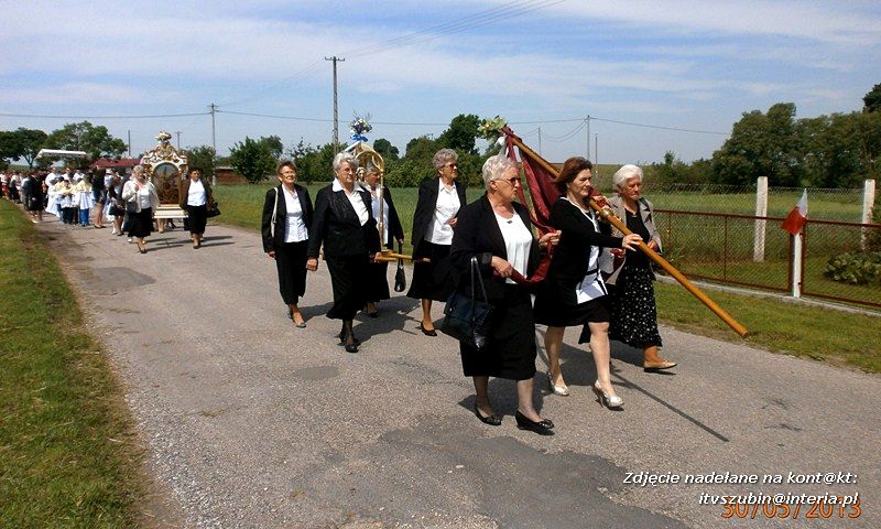 Procesja Bożego Ciała w Szaradowie