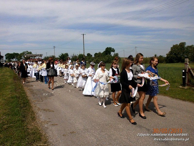 Procesja Bożego Ciała w Szaradowie