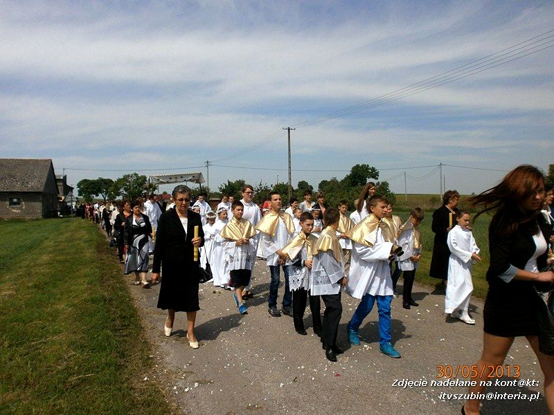 Procesja Bożego Ciała w Szaradowie