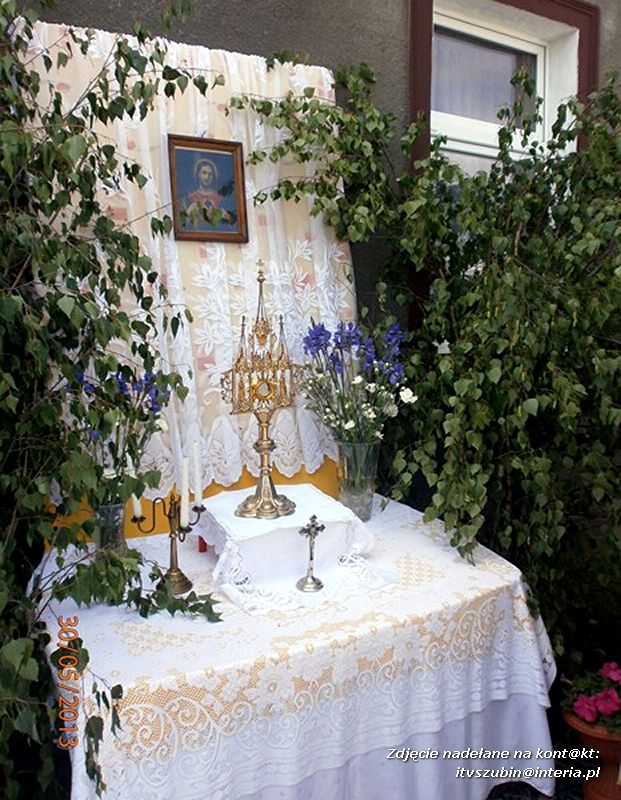 Procesja Bożego Ciała w Szaradowie