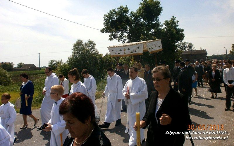 Procesja Bożego Ciała w Szaradowie